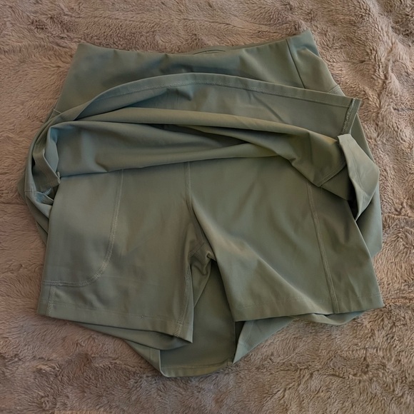 Skort: Extra High-Waisted PowerSoft Skort for Women with built in pockets - Picture 6 of 9